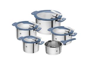 4009839681042 - Kochtopfset Simplify Silber 5-teilig 16 cm20 cm16 cm rund Messskala backofengeeignet kratzfest hitzebeständige 4009839681042 - Kochtopfset Simplify Silber 5-teilig 16 cm20 cm16 cm rund Messskala backofengeeignet kratzfest hitzebeständige