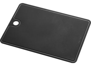4009839696084 - Schneidebrett ZWILLING praktisch Brett für jeden Tag schwarz B21cm H03cm L30cm Kunststoff Schneidebretter mit Auffangrille spülmaschinengeeignet