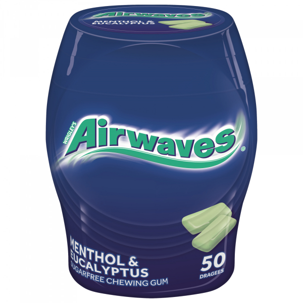 4009900538718 - AIRWAVES Kaugummi 423764 Menthol & Eukalyptus 50St 4009900538718 50 Stück