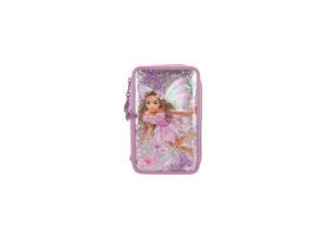 4010070668105 - 3-Fach Federtasche Fairy Love inkl Stifte TOPModel 20 x 13 cm