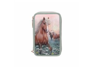 4010070696238 - 3-Fach Federtasche ROMANTIC FIELDS inkl Stifte Miss Melody 75 x 13 x 20 cm