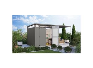 4010090289489 - Gartenhaus Superline versch Größen + Farben optional mit Anbaudach