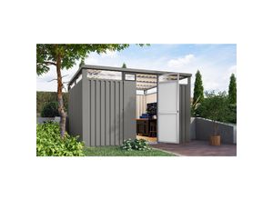 4010090289540 - Gartenhaus Superline versch Größen + Farben optional mit Anbaudach