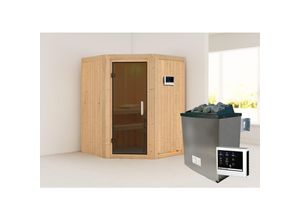 4010090586137 - Sauna Angel SET naturbelassen mit 9kW Ofen