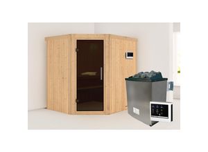 4010090587493 - Sauna Mitchell SET naturbelassen mit 9kW Ofen