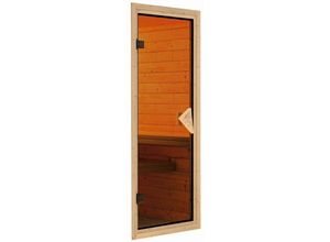 4010090635118 - - Sauna Innenkabine Sinai Innensauna 3 Sitzbänke aus Holz  Saunakabine mit 40 mm Wandstärke Infrarotsauna mit Montagematerial - Naturbelassen