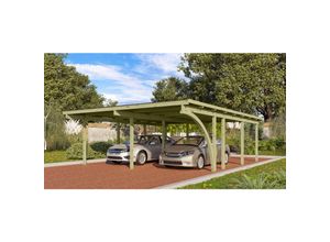 4010090966922 - Karibu Doppelcarport Twin Carport Two KDI