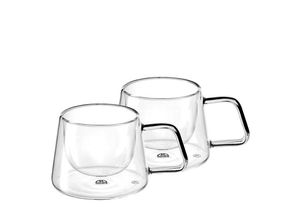 4010094023829 - Glas Doppelwandige-Thermogläser mit Griff 200ml 2er Set gerades 