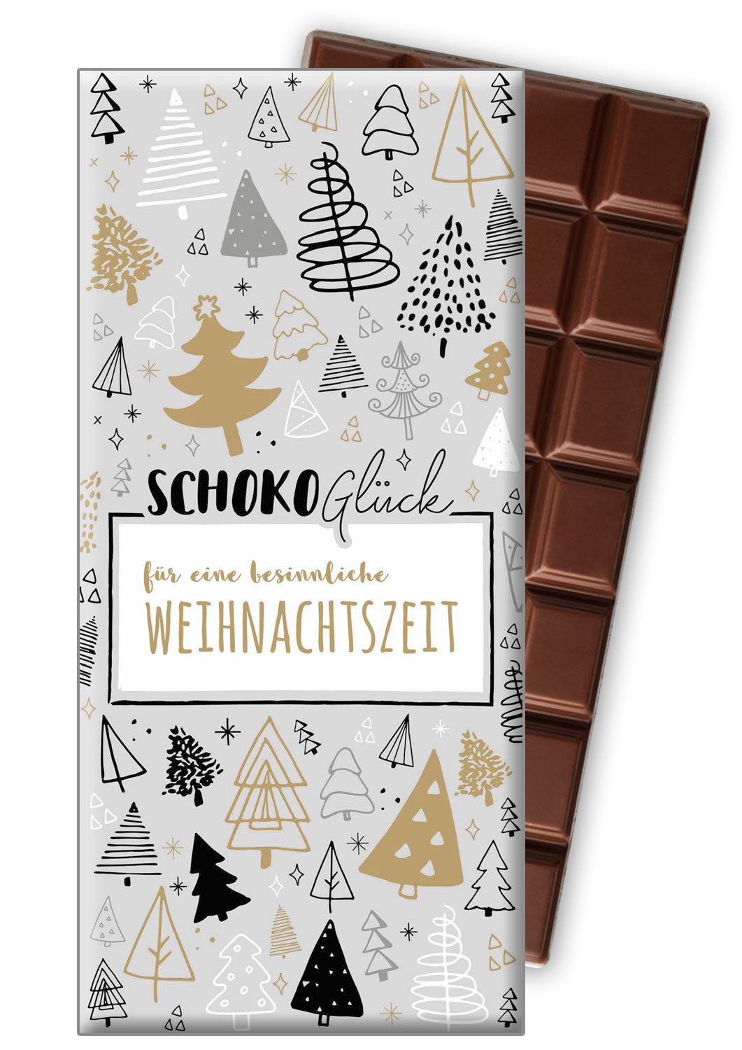 4010139303145 - Schokoglück WEIHNACHTSZEIT Premium Schokoladentafel von Meybona 100g