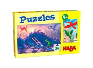 4010168256641 - HABA - Puzzles Drachen (Kinderpuzzle)