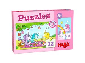 4010168256696 - HABA - Puzzles Einhorn Glitzerglück Rosalie & Friends (Kinderpuzzle)