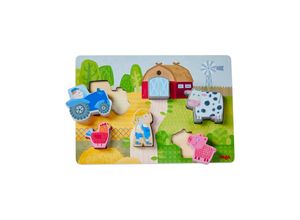 4010168257907 - Holz-Puzzle AUF DER FARM 7-teilig