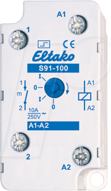 4010312103531 - Stromstoßschalter 230VAC 10A 250V ap T32mm mechSchalt S91-100-230V - Eltako