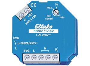 4010312109496 - Tastdimmer 0-600W uni Einb Lichtwertspeicher SDS61 1-10V - blau - Eltako