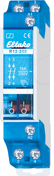 4010312200520 - R12-200-230V Schaltrelais Nennspannung 230 v Schaltstrom (max) 16 a 2 Schließer 1 St - Eltako