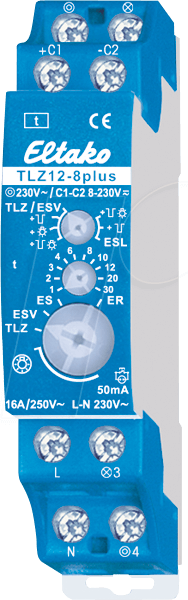 4010312401613 - 23100832 Treppenlichtzeitschalter Hutschiene 8 V DC AC 12 V DC AC 24 V DC AC 110 V DC AC 230 V DC AC