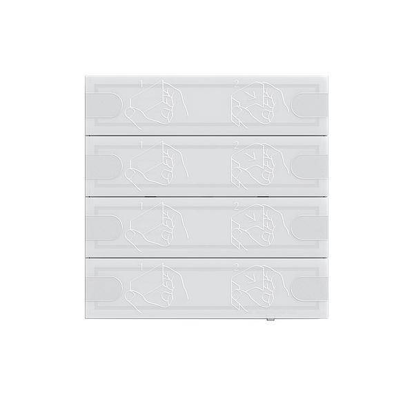 4010337070627 - GIRA 5004003 Tastsensor4 Komfort 4fach OneKNX TS4 Weiß 4010337070627 - GIRA 5004003 Tastsensor4 Komfort 4fach OneKNX TS4 Weiß