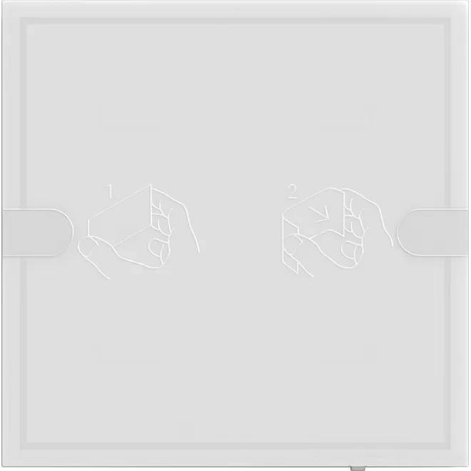 4010337070870 - GIRA 5001003 Tastsensor4 Komfort 1fach OneKNX TS4 Weiß