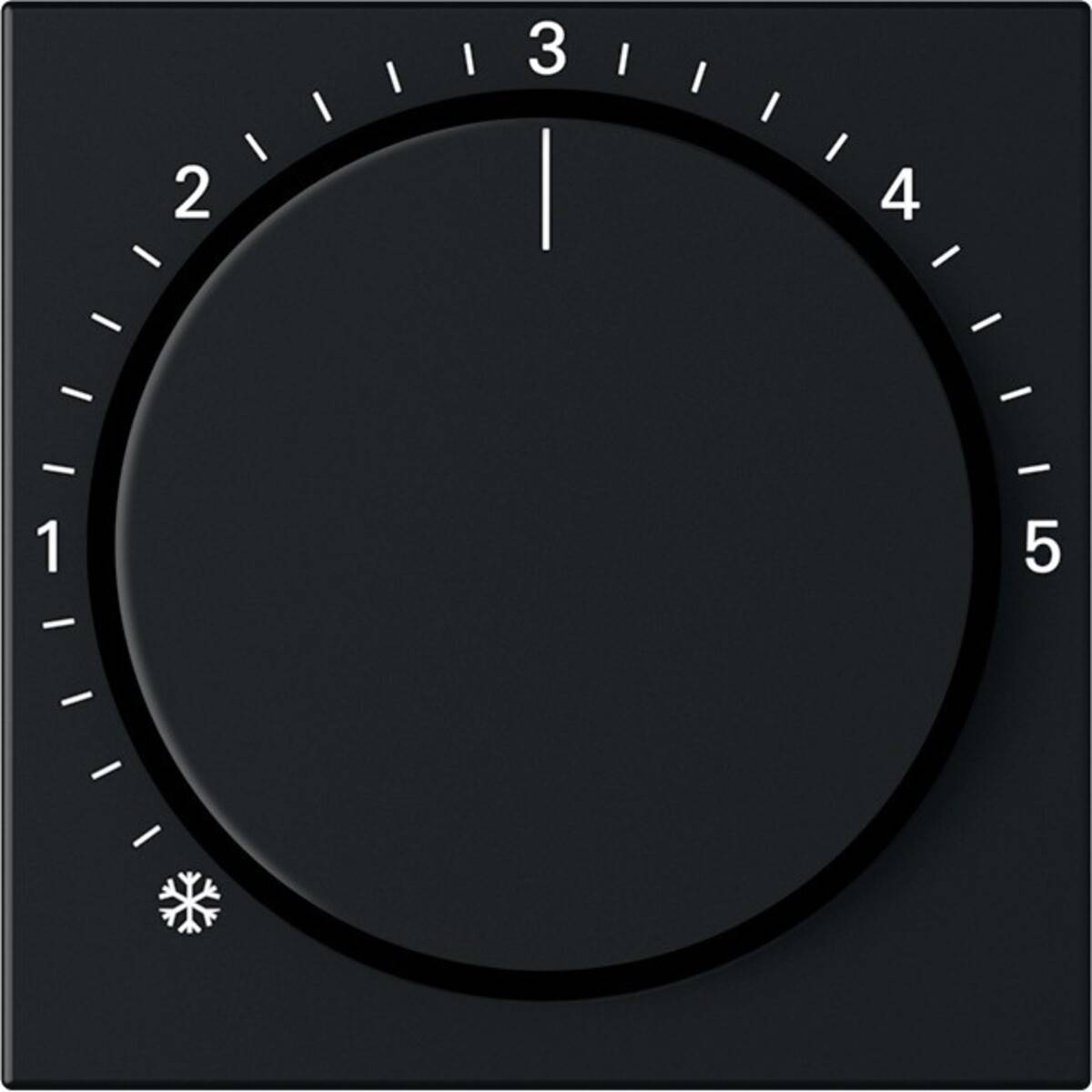 4010337104223 - GIRA 2706005 Abdeckung Raumtemperatur- regler System 55 Schwarz matt (lackiert)