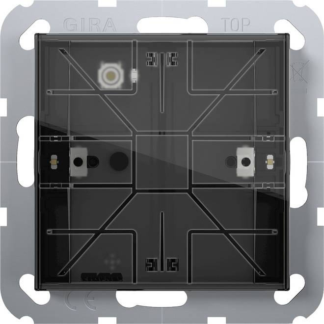 4010337110781 - GIRA 504100 Tastsensor4 Komfort 1fach OneKNX System 55