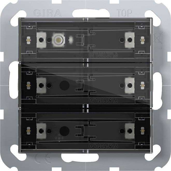 4010337110835 - GIRA 501300 Tastsensor4 Standard 3fach KNX System 55 4010337110835 - GIRA 501300 Tastsensor4 Standard 3fach KNX System 55