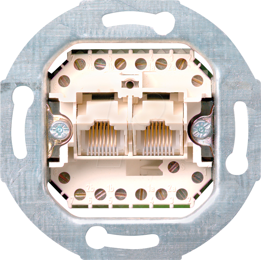 4010337190004 - Einsatz UAE- IAE- ISDN-Steckdose Standard 55 E2 Event Klar Event Event Opak Esprit ClassiX System 55 019000