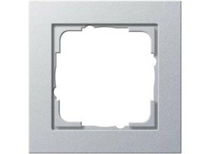 4010337211259 - Rahmen 1f alu lack E2 Kst Thermopl fUP-Installation 21125 - Aluminium - Gira