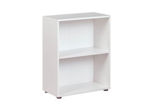 4010340135016 - Regal ARCO 1 (BHT 60x75x30 cm) BHT 60x75x30 cm weiß Standregal Bücherregal Bücherregal Schuhregal