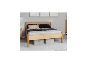 4010340230421 - Doppelbett Vivo 140x200 cm - Kiefer Massivholz - Inkl Lattenrost