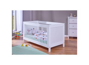 4010340929721 - Kinderbett Babybett Baila 70 x 140 cm - inkl Höhenverstellbarer Lattenrost