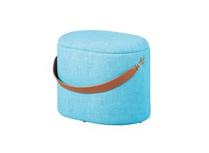 4010340966306 - Hocker Dilia mit Stauraum und Griff in Ocean Blue