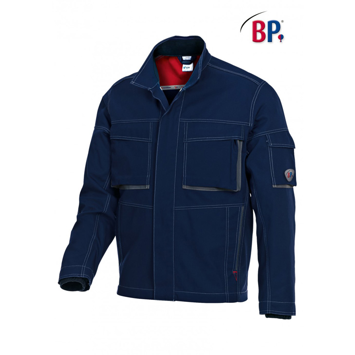 4010365964646 - Arbeitsjacke Comfort Plus Gr 60 62 blau anthrazit - blau anthrazit - BP