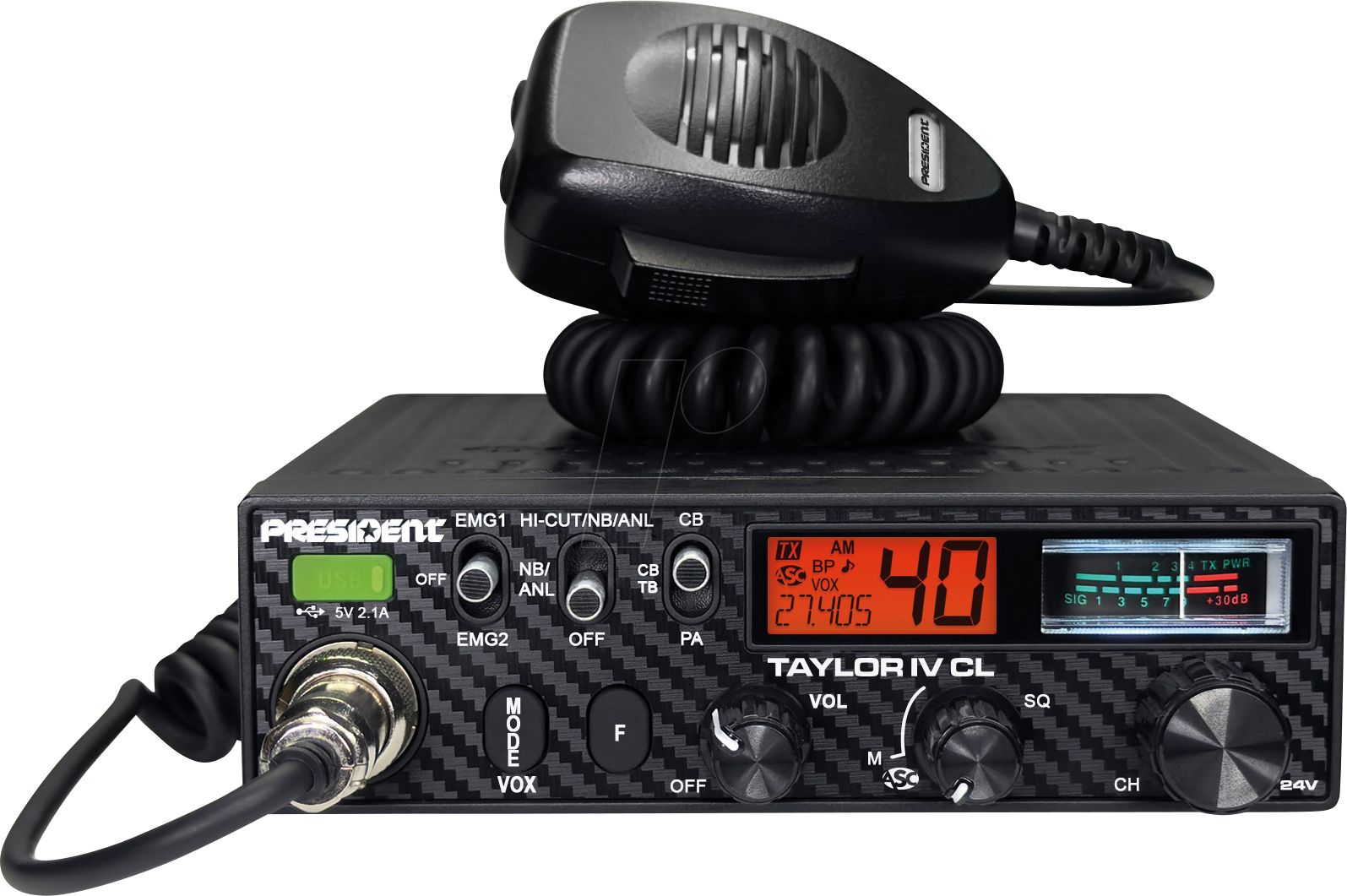 4010384403713 - PRES TAYLOR IV - Funkgerät Taylor IV CL 80 40 Kanäle schwarz