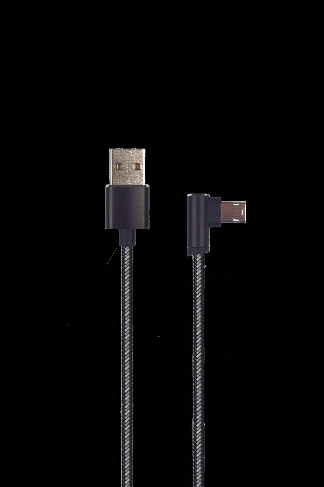 4010425970051 - USB Lade- Datenkabel Deluxe für Micro-USB 1m sw