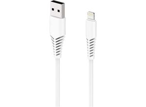 4010425972888 - PCE - 2GO USB-Kabel Apple Lightning Stecker usb-a Stecker 100 m Weiß 797288