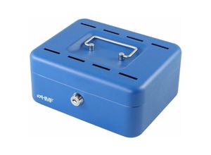 4010537308056 - 3088-05 Geldkassette 8 Sparfächer 20 x 15 x 75 cm blau - HMF