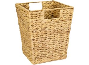 4010537372514 - HMF Papierkorb 37251 Mülleimer Büro geflochten aus Wasserhyazinthe HMF 37251 eckig 25 x 25 x 30 cm 4010537372514 - HMF Papierkorb 37251 Mülleimer Büro geflochten aus Wasserhyazinthe HMF 37251 eckig 25 x 25 x 30 cm