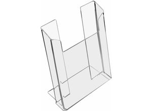 4010537469610 - HMF - 46961 Prospektständer Prospekthalter din A5 Acryl 16 x 195 x 9 cm