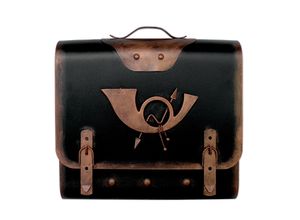 4010537511203 - HMF 511Briefkasten Alter Schulranzen mit Posthorn PH3 40 x 40 x 9 cm Kupfer