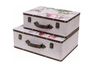 4010537643232 - VKO102 Holzkoffer im Vintage-Design Rose 2er Set - HMF