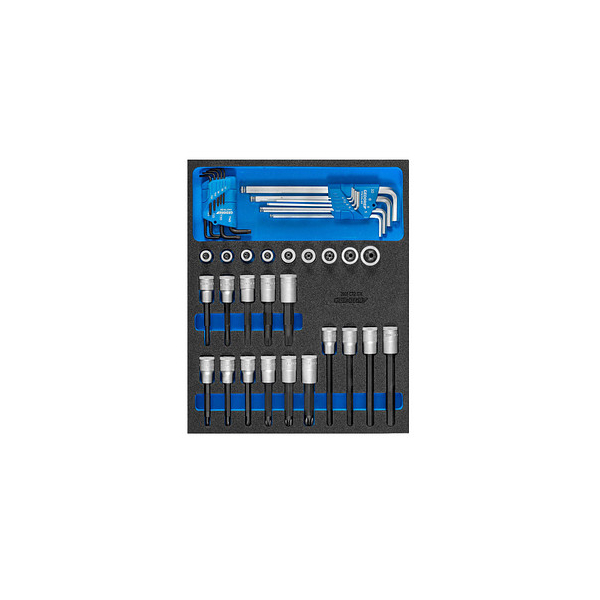 4010886969250 - 2005 CT2-ITX19 Steckschlüsseleinsatz-Set 41-teilig 4010886969250 GEDORE