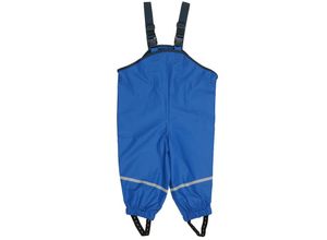 4010952520439 - - Regen-Latzhose BASIC in royalblau (Größe 128)