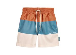 4010952581942 - - Badeshorts COLOR BLOCK in ocker Gr98 104