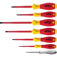 4010995008345 - Schraubendreher Set SoftFinish® electric Schlitz i Phillips i 7-teilig - Elektriker-Werkzeug i isolierte VDE-Schraubenzieher für sicheres Arbeiten