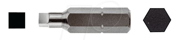 4010995066369 - Bit Standard 25 mm Innenvierkant 1 4 C63 3 (06636) - Wiha