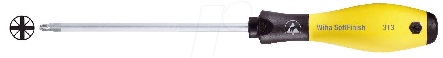 4010995269289 - 26928 ESD Kreuzschlitz-Schraubendreher PZ 0 Klingenlänge 60 mm DIN EN 61340-5-1 4010995269289 - 26928 ESD Kreuzschlitz-Schraubendreher PZ 0 Klingenlänge 60 mm DIN EN 61340-5-1