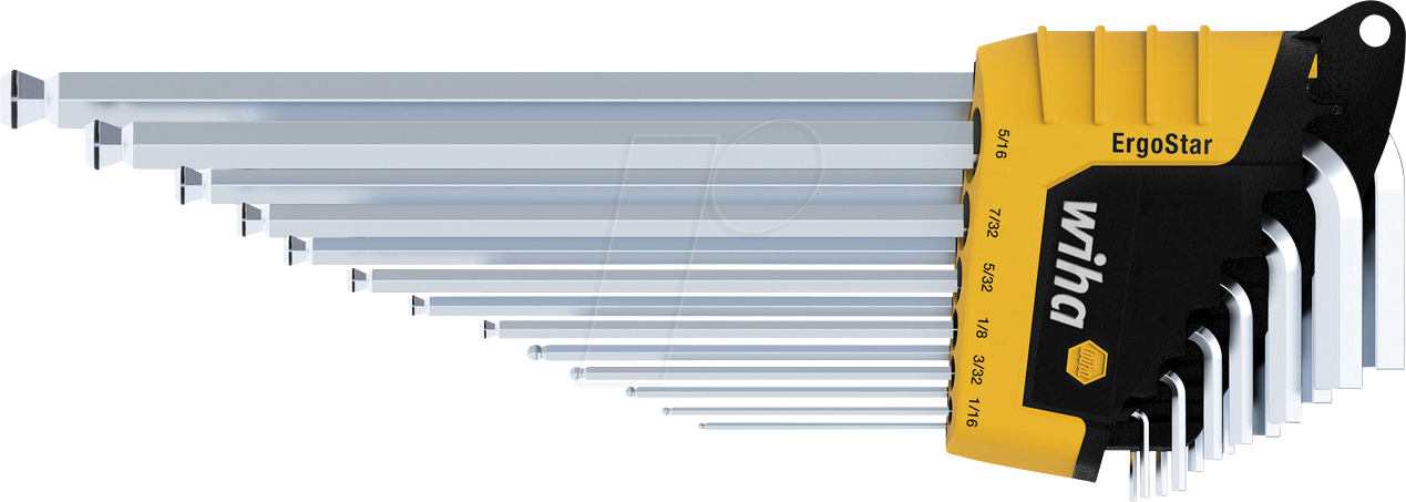 4010995438524 - Stiftschlüssel-Set im ErgoStar Halter zöllig Schraubendreher