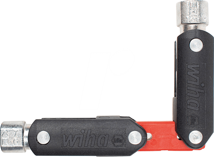 4010995440015 - Universalschlüssel mit Doppelgelenk für Außendreikant Außenvierkant und Doppelbart 7-9- 5 - 8- 3 - 5 (44001) - Wiha