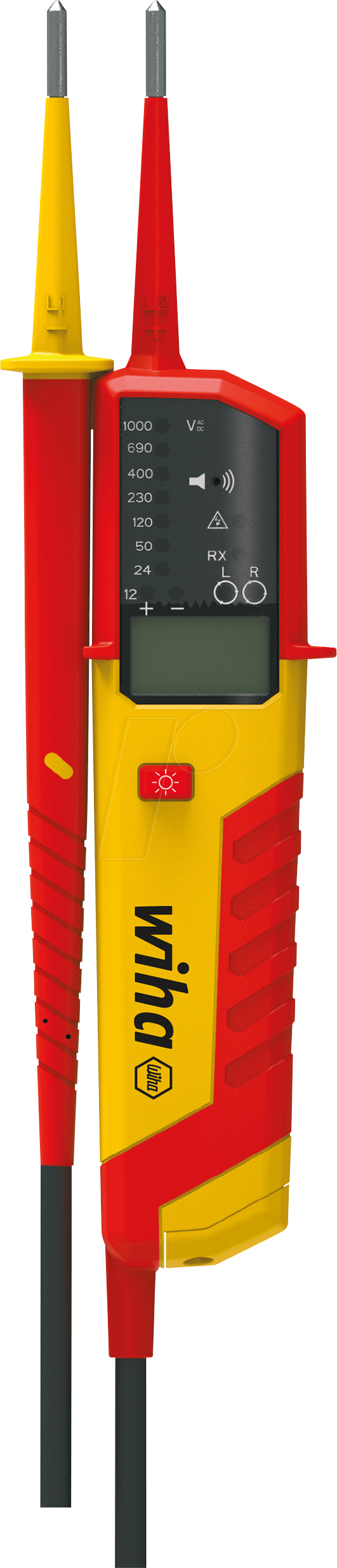 4010995443191 - Spannungs- und Durchgangsprüfer eMobility i 12 – 1000 v ac i cat iv inkl 2x AAA-Batterien i Ideal für Elektrofahrzeuge und Photovoltaikanlagen