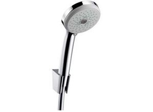 4011097537443 - HansGrohe Brausenset Croma 100  Porter S chrom mit Brausenschlauch 1250mm - versch Ausführungen